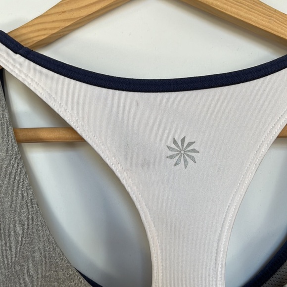 Athleta Triple Dare Racerback Sports Bra Size M - Picture 7 of 8